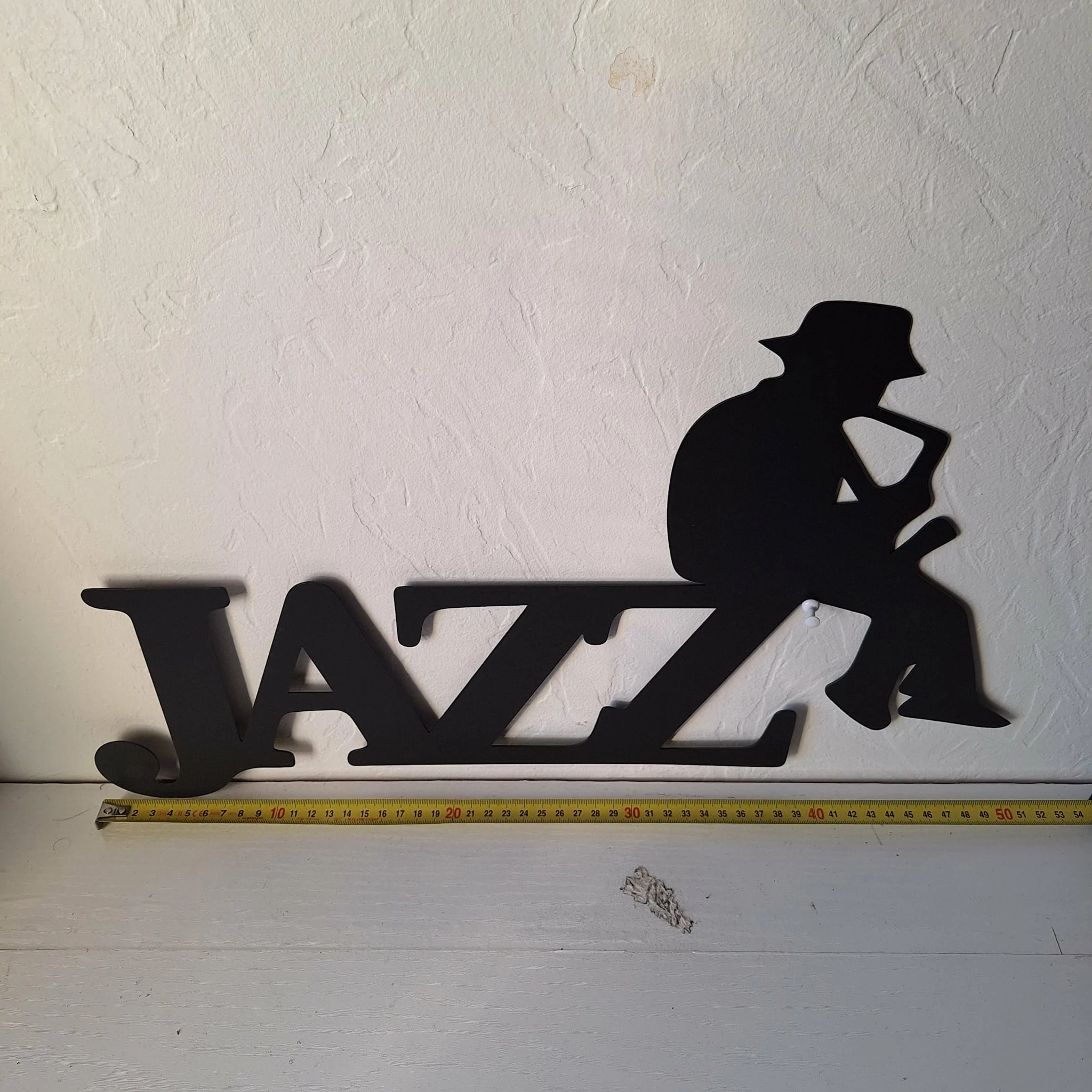 Jazz muurdecoratie 50 CM! Van metaal – photo 13